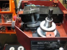SX1 Micro Mill gears metal